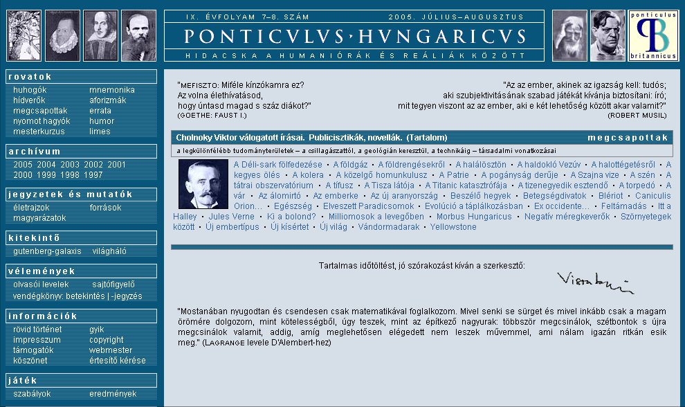 Ponticulus Hungaricus 2005.08.02.