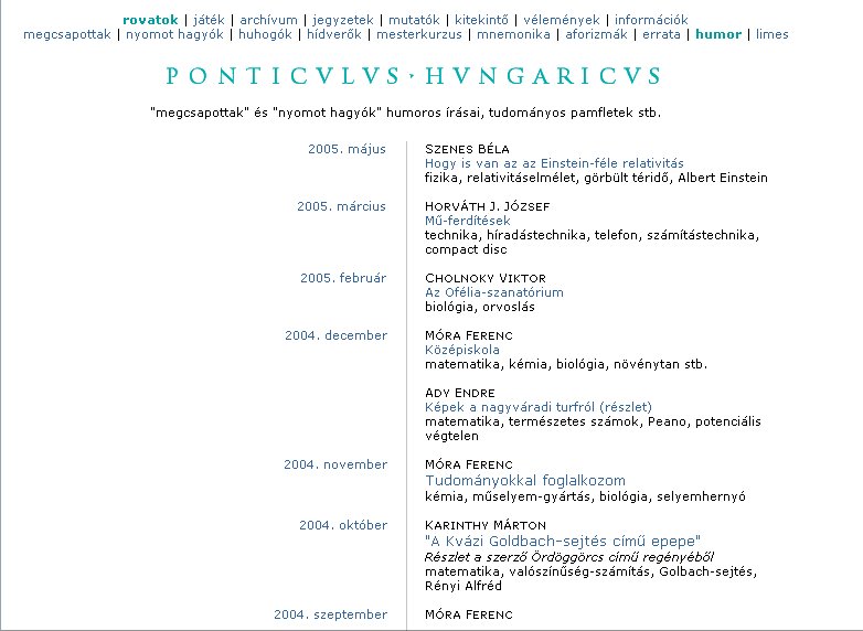 Ponticulus Hungaricus 2005.08.02.