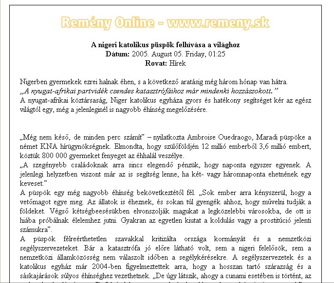Rem�ny Online 2005.08.05.