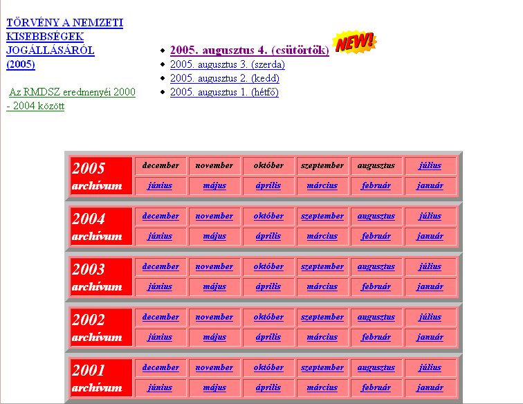 RMDSZ T�j�koztat� 2005.08.09.