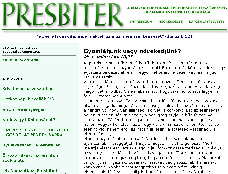Presbiter 2005.08.29.