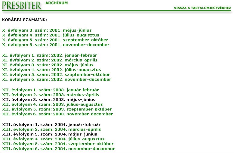 Presbiter 2005.08.29.