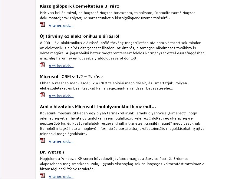 TechNet Magazin 2005.11.26.