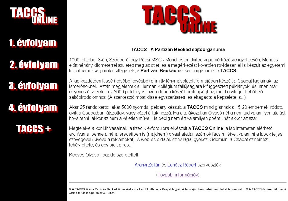 TACCS Online, 2005-09-02
