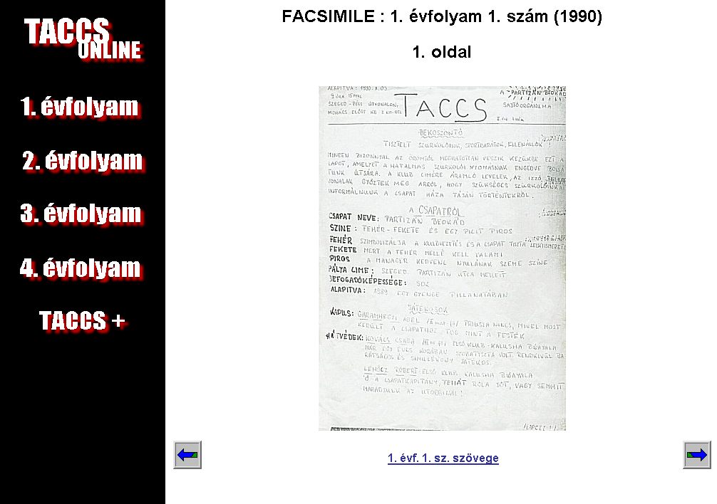 TACCS Online, 2005-09-02