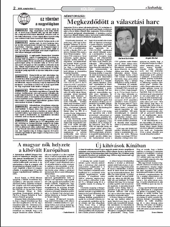 A Szabads�g, 2005-09-07