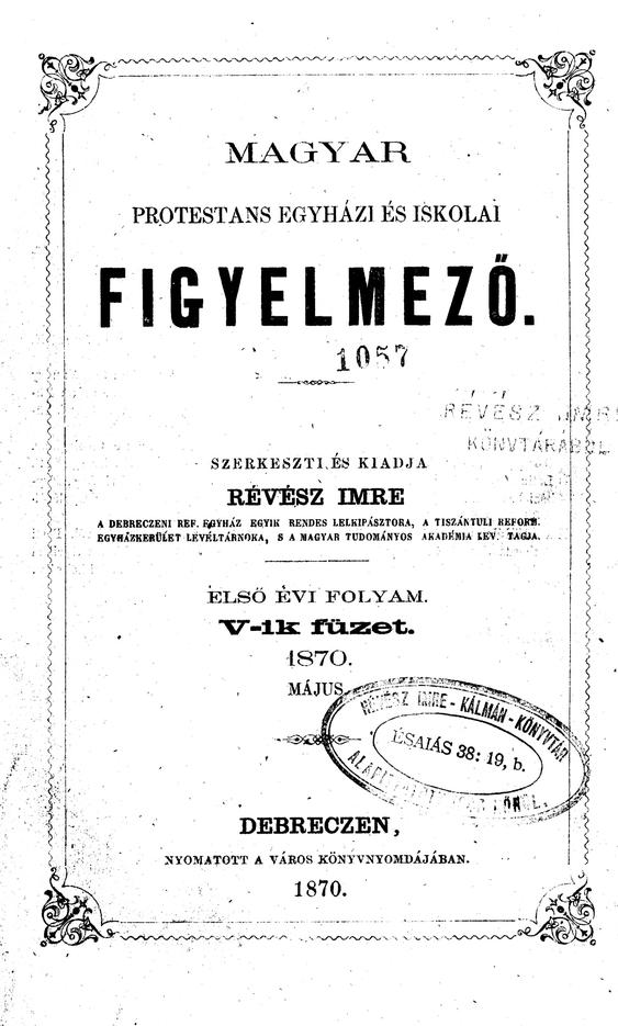 Magyar Protest�ns Egyh�zi �s Iskolai Figyelmez� 2005.09.13.