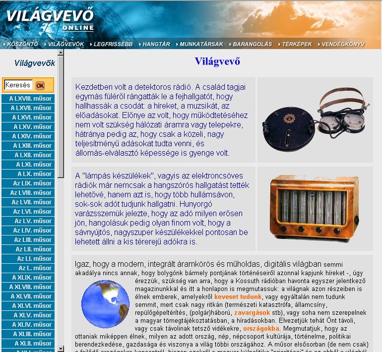 Vil�gvev� Online, 2005-09-27