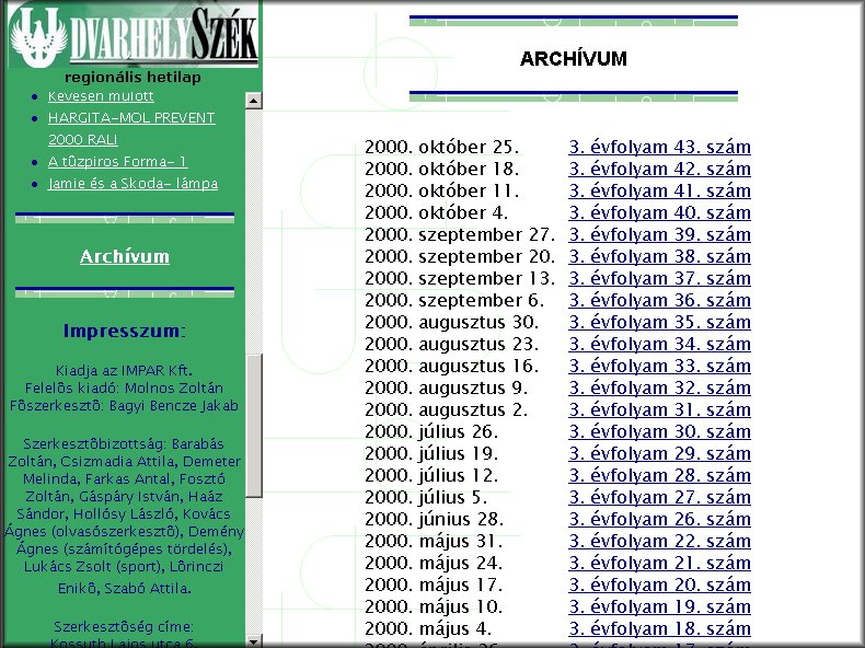 Udvarhely Sz�k 2006.03.21.