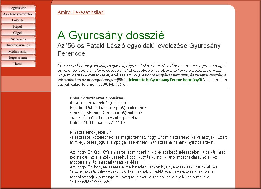 Magyar InternetFigyel� 2006.03.27.