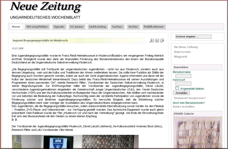 Neue Zeitung 2006.03.30.
