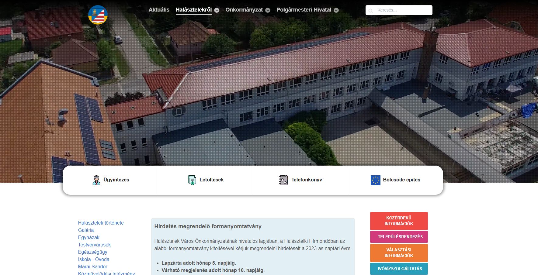 Hal�sztelki h�rmond� 2024.12.09.