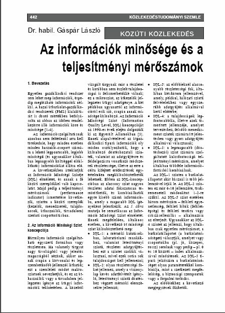 K�zleked�studom�nyi Szemle, 2006-05-17