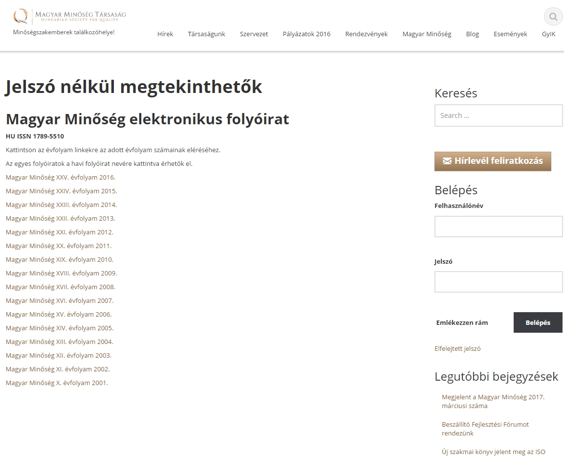 Magyar Min�s�g, 2017. 03. 20.