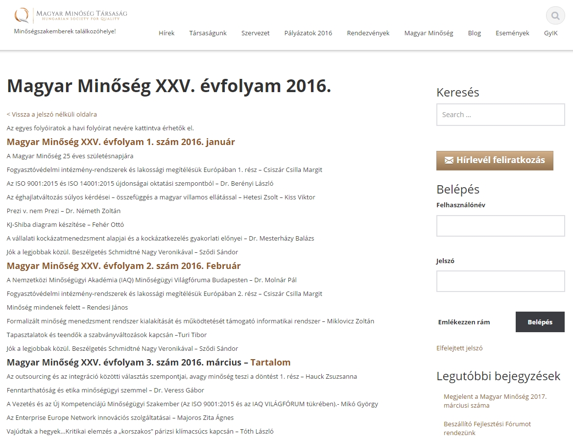 Magyar Min�s�g, 2017. 03. 20.