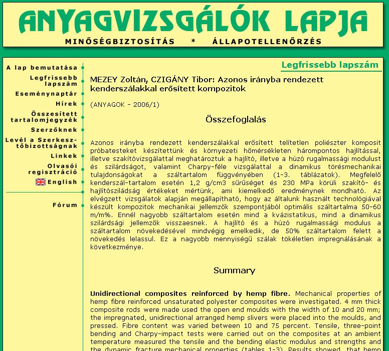 Anyagvizsg�l�k lapja, 2006-05-19