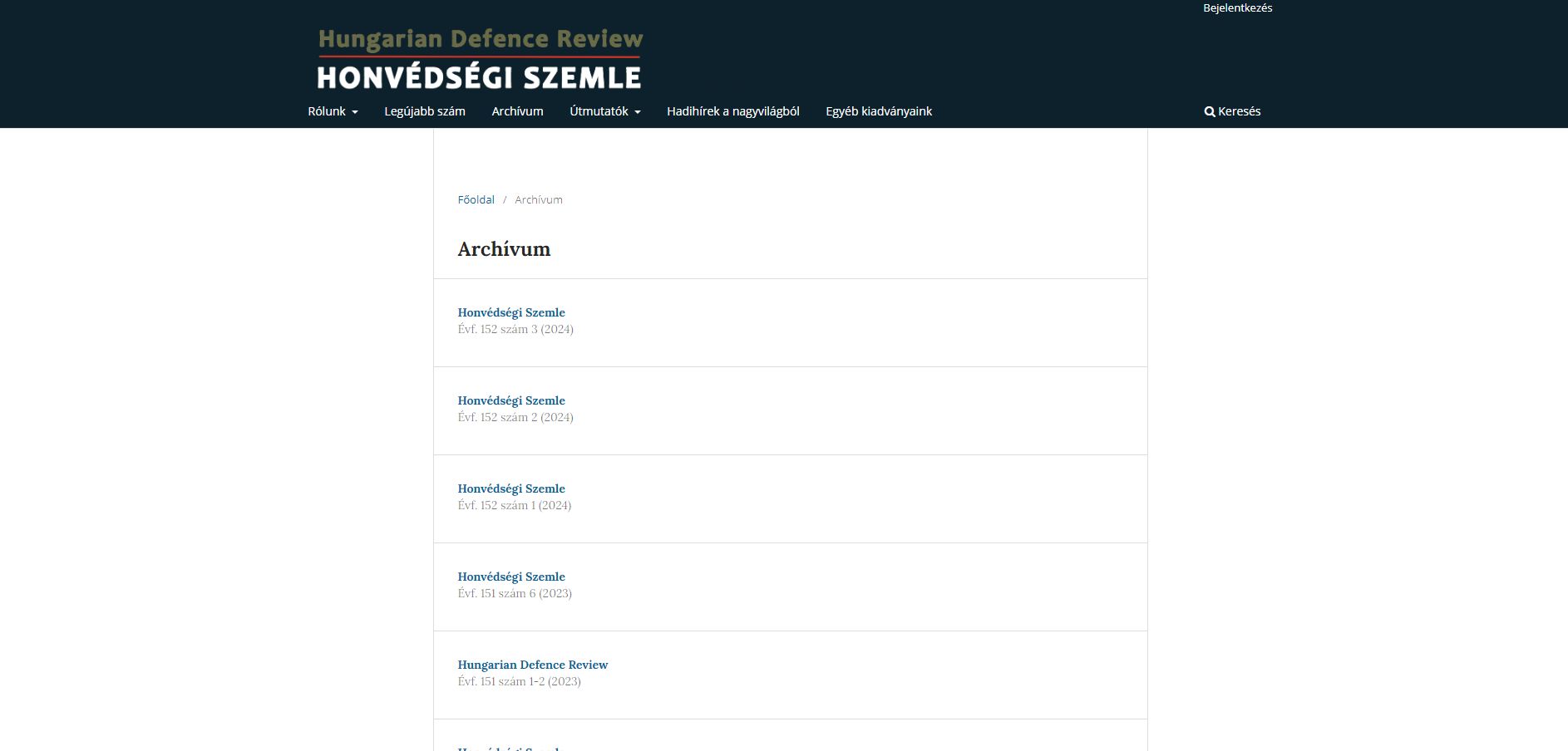 Honv�ds�gi szemle 2024.07.15.