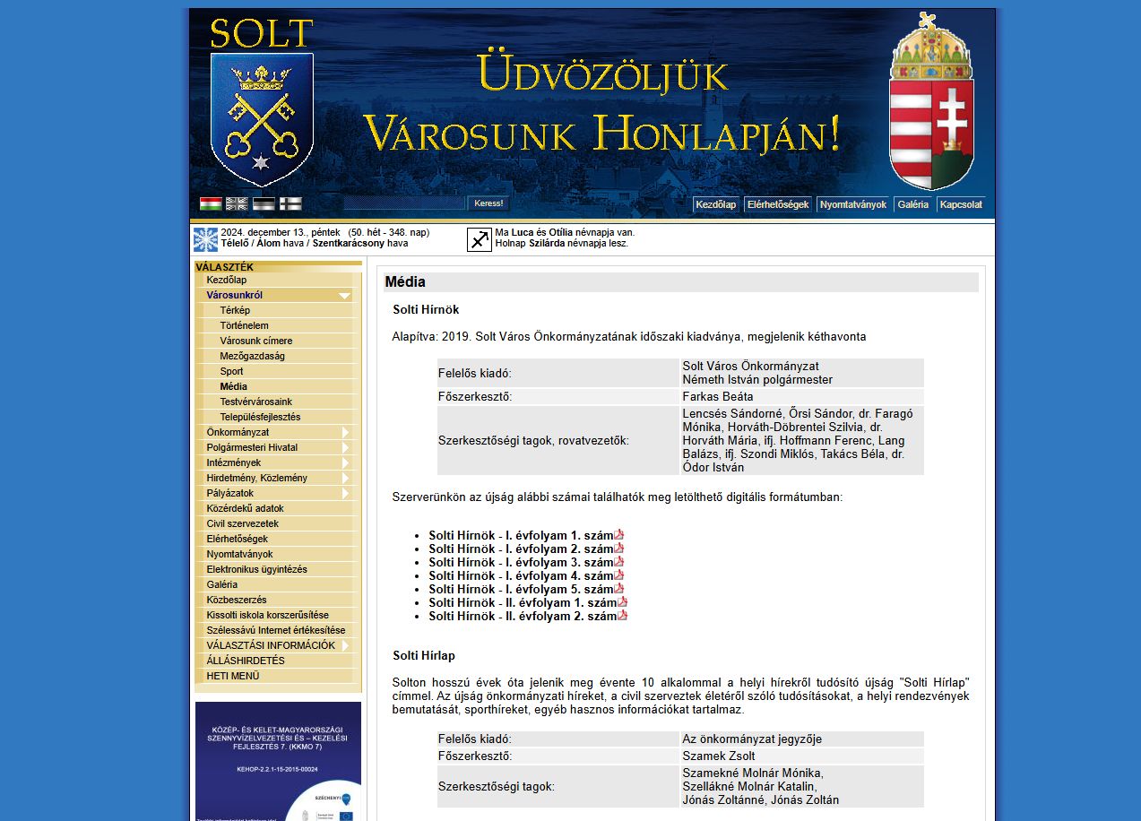 Solti h�rn�k 2024.12.13.