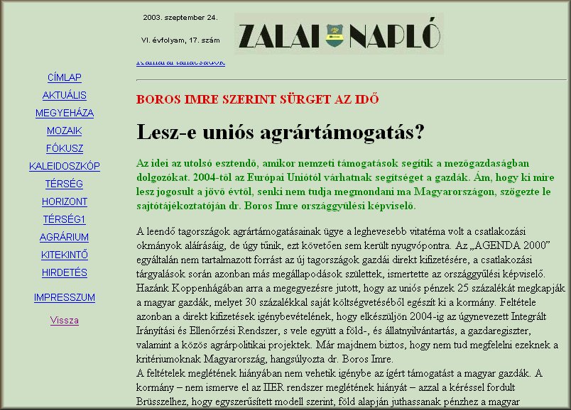 Zalai Napl� 2006.05.29.