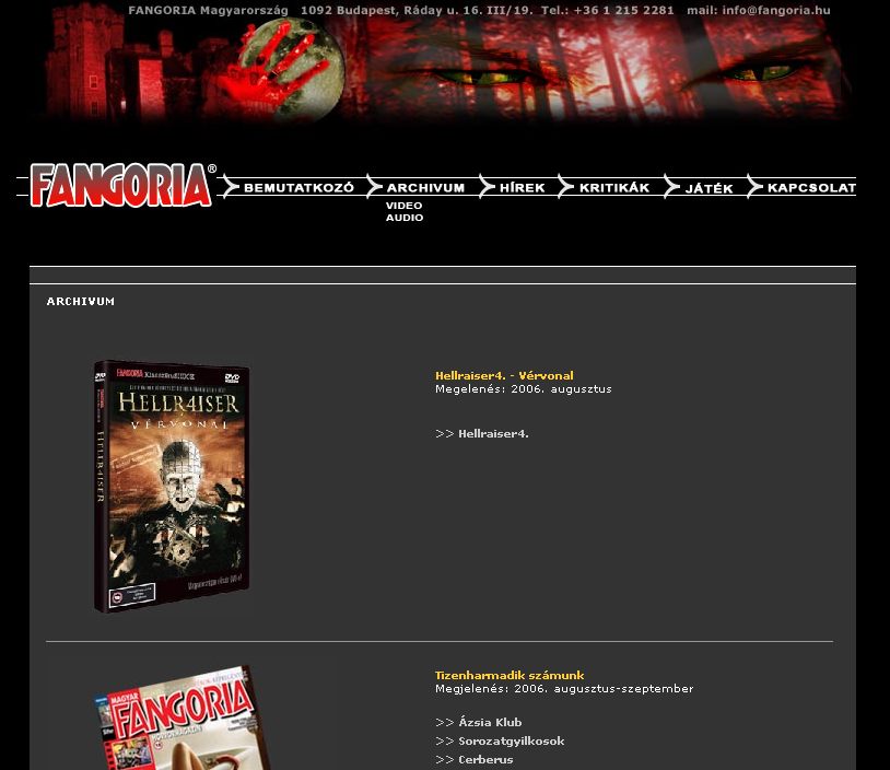 Fangoria, 2006-07-27