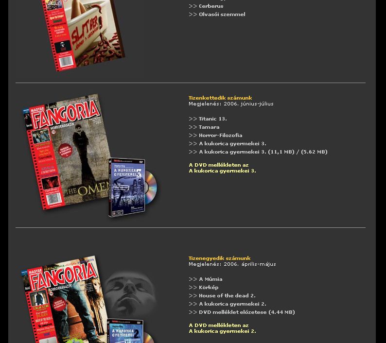 Fangoria, 2006-07-27