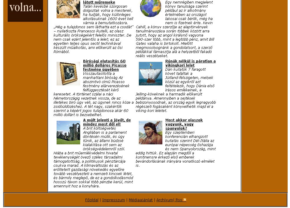 Anno OnLine T�rt�nelmi Magazin, 2006-11-13