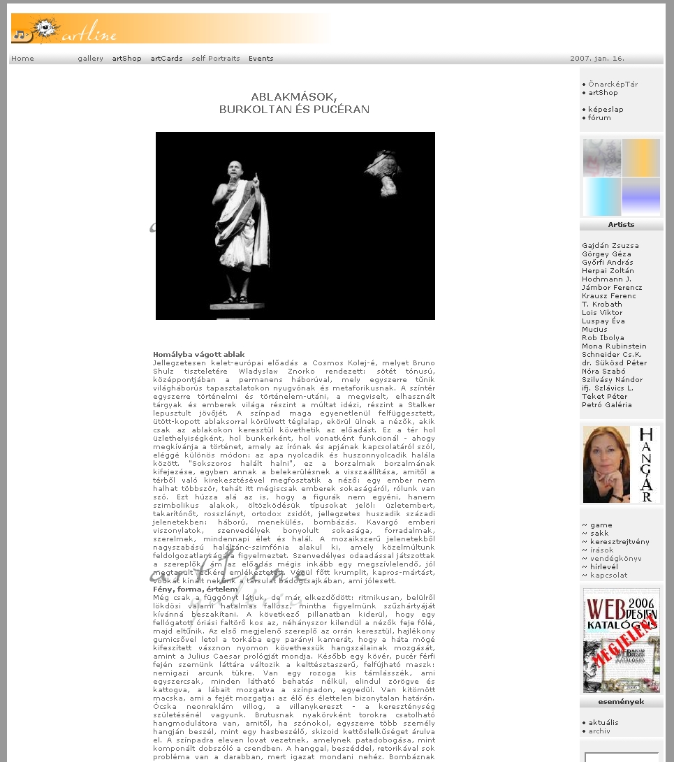 Artline Gal�ria 2007.01.16.