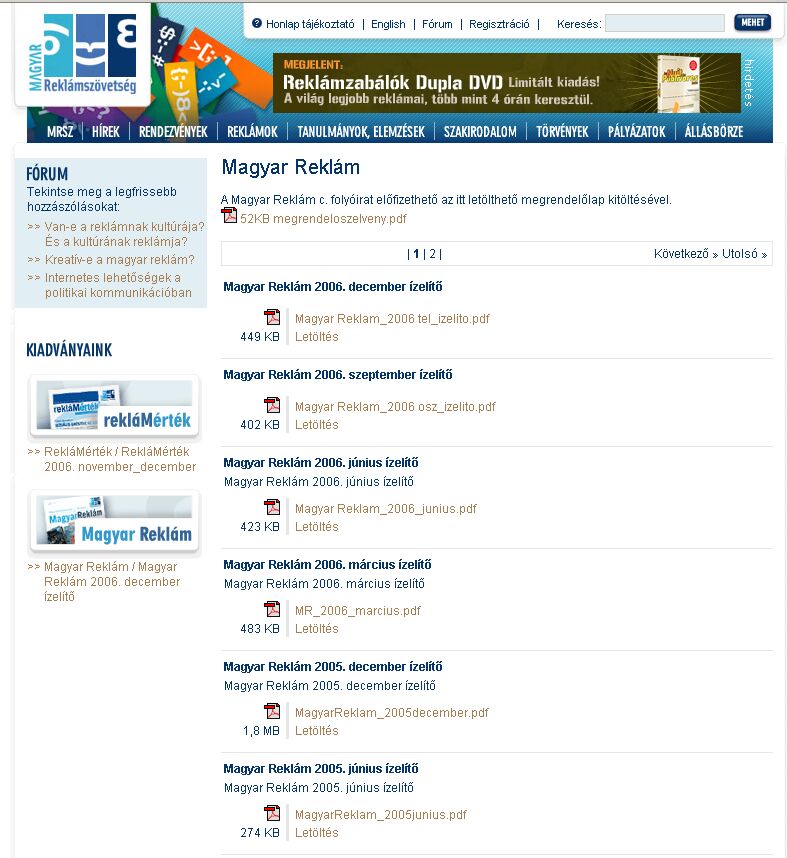Magyar Rekl�m 2007.02.13.