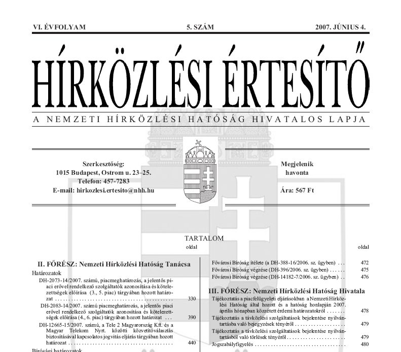 H�rk�zl�si �rtes�t� 2007.06.25.