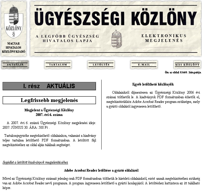 �gy�szs�gi K�zl�ny 2007.07.10.