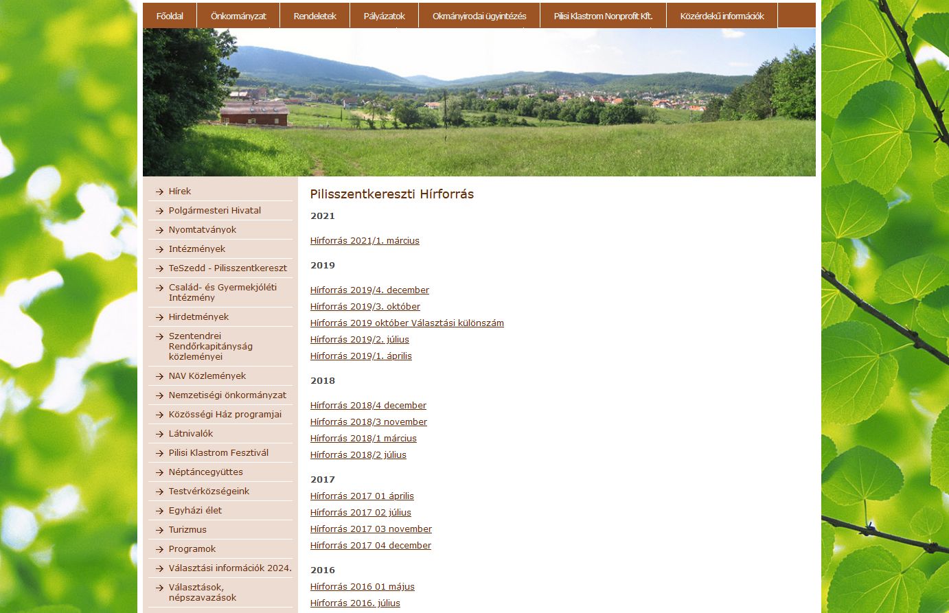 Pilisszentkereszti h�rforr�s 2025.01.31.