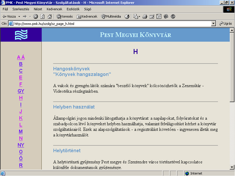 Pest Megyei K�nyvt�r