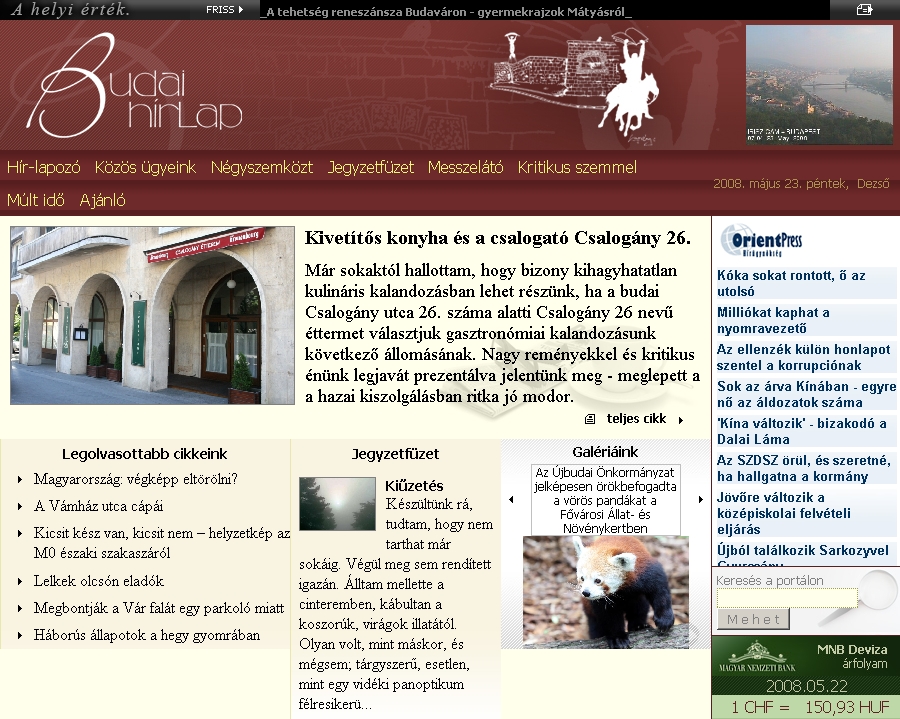 Budai H�rlap 2008.05.23.