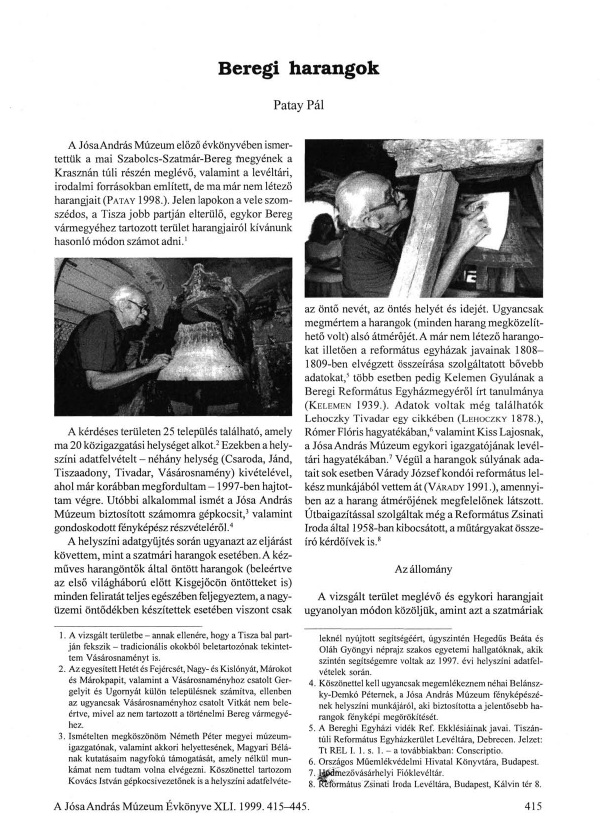 A Ny�regyh�zi J�sa Andr�s M�zeum �vk�nyve 2009.11.10.