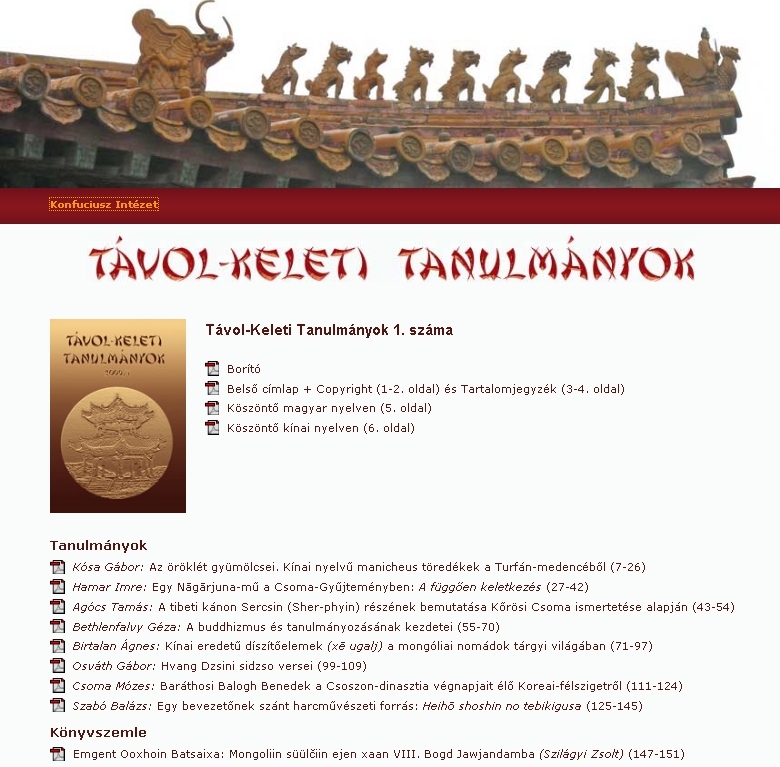 T�vol-keleti tanulm�nyok 2009.12.01.