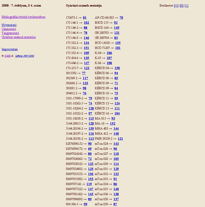 Magyar Nemzeti Bibliogr�fia. Zenem�vek: Hangfelv�telek 2010.11.08.