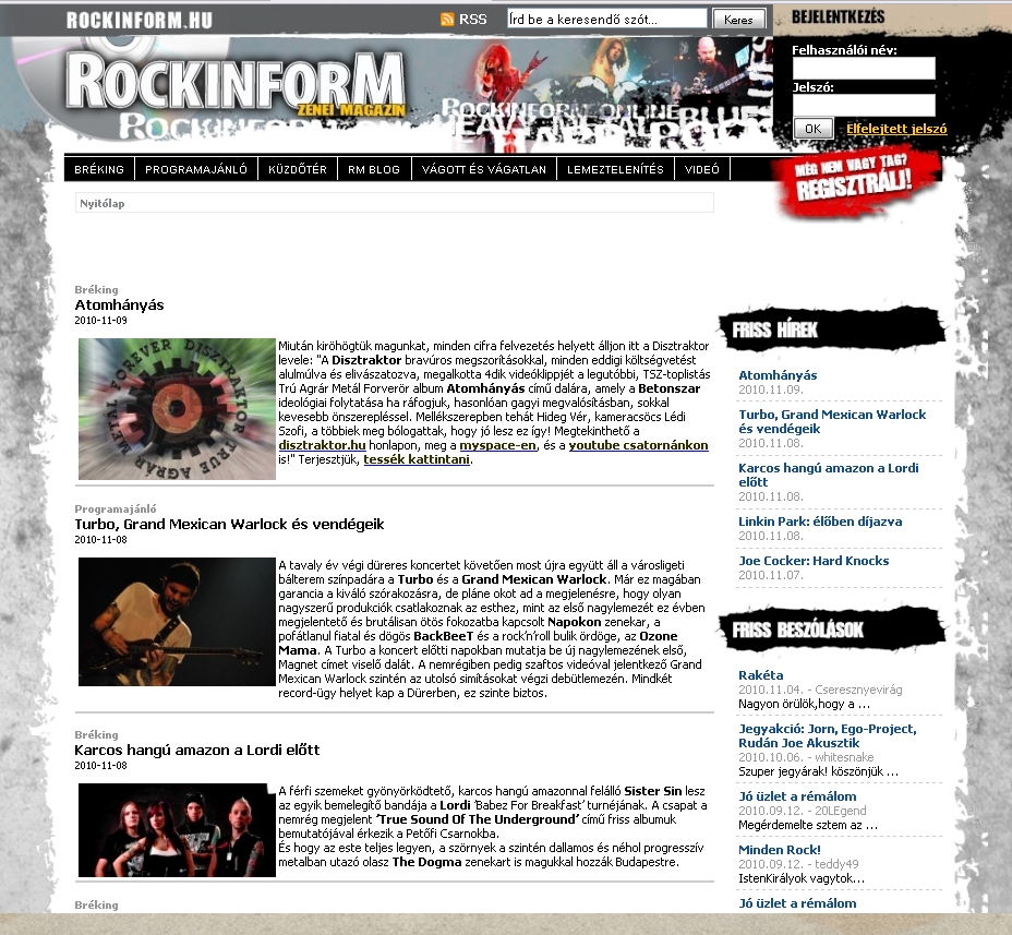 Rockinform 2010.11.09.