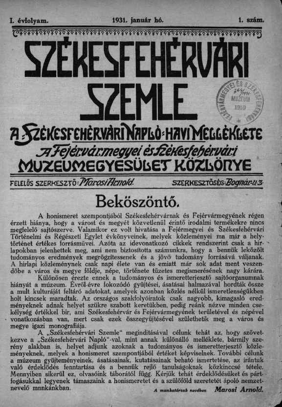 Sz�kesfeh�rv�ri Szemle 2010.11.11.