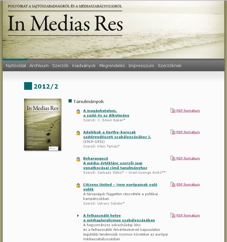 In medias res 2013.03.13.