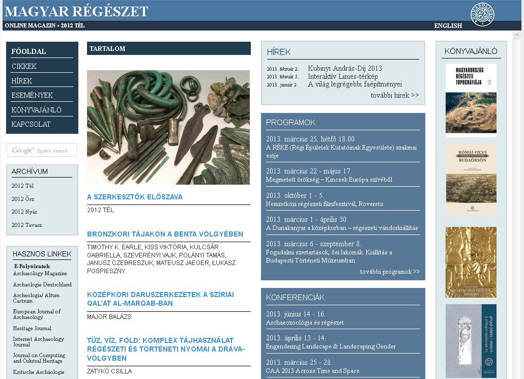 Magyar R�g�szet 2013.01.30.