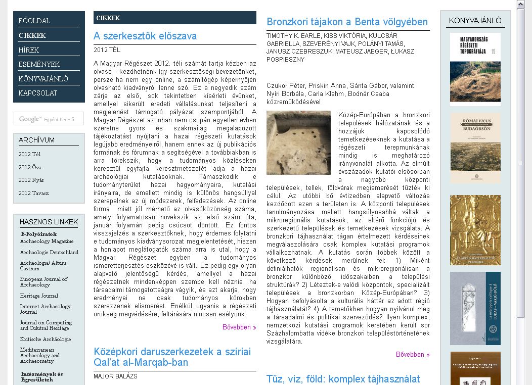 Magyar R�g�szet 2013.01.30.
