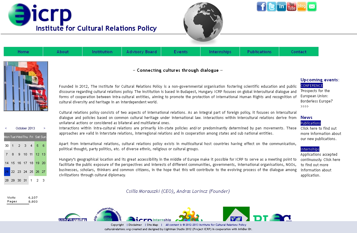 Cultural Relations Policy News & Background 2013.10.21.