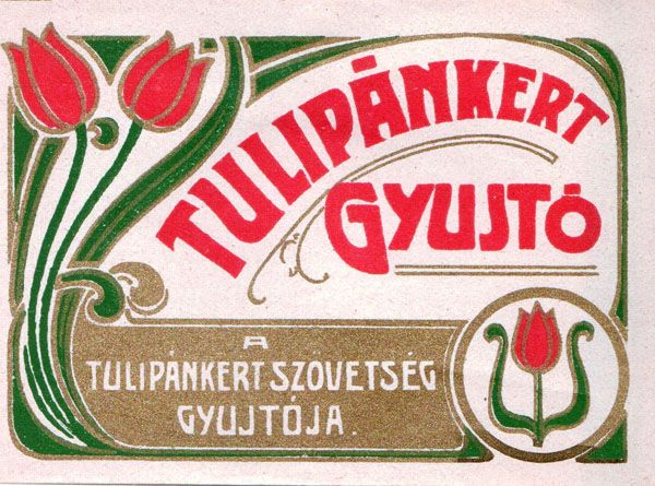 Tulip�nkert gyufa