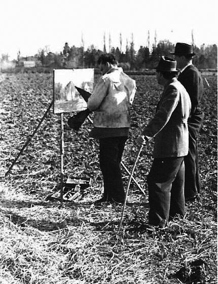 Plein air fest�s k�zben