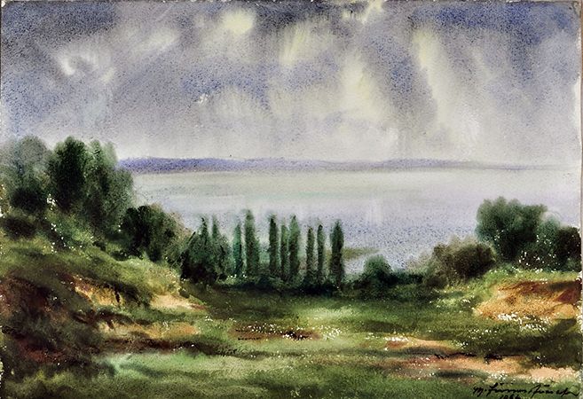 A Balaton Vonyarcn�l, 1964.