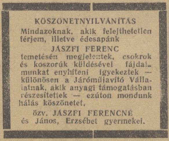 k�sz�netnyilv�n�t�s