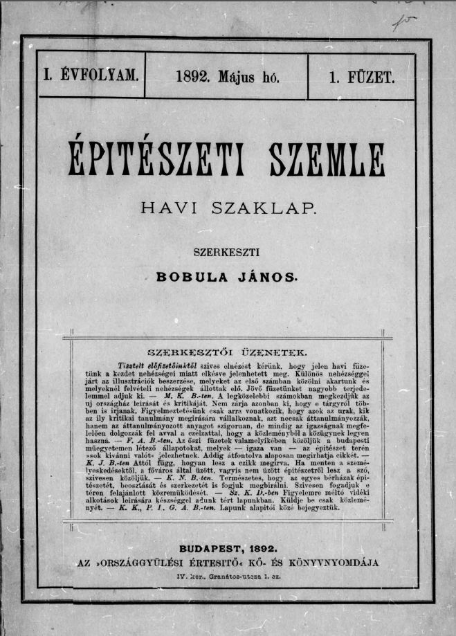�p�t�szeti szemle 2019.03.27.