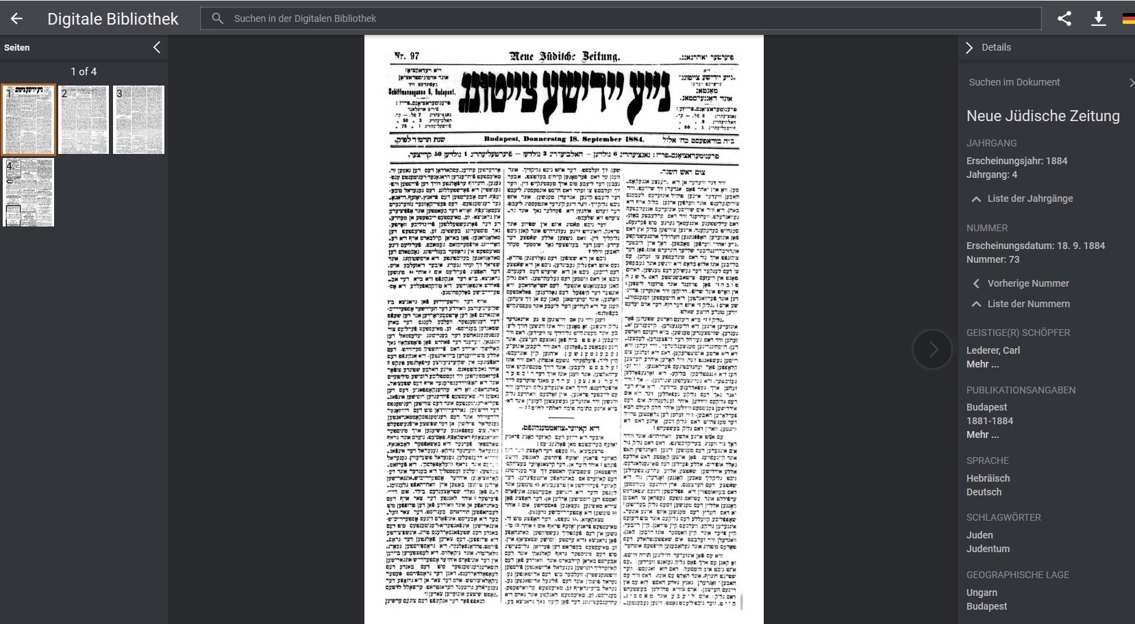 Neue j�dische Zeitung 2019.04.04.