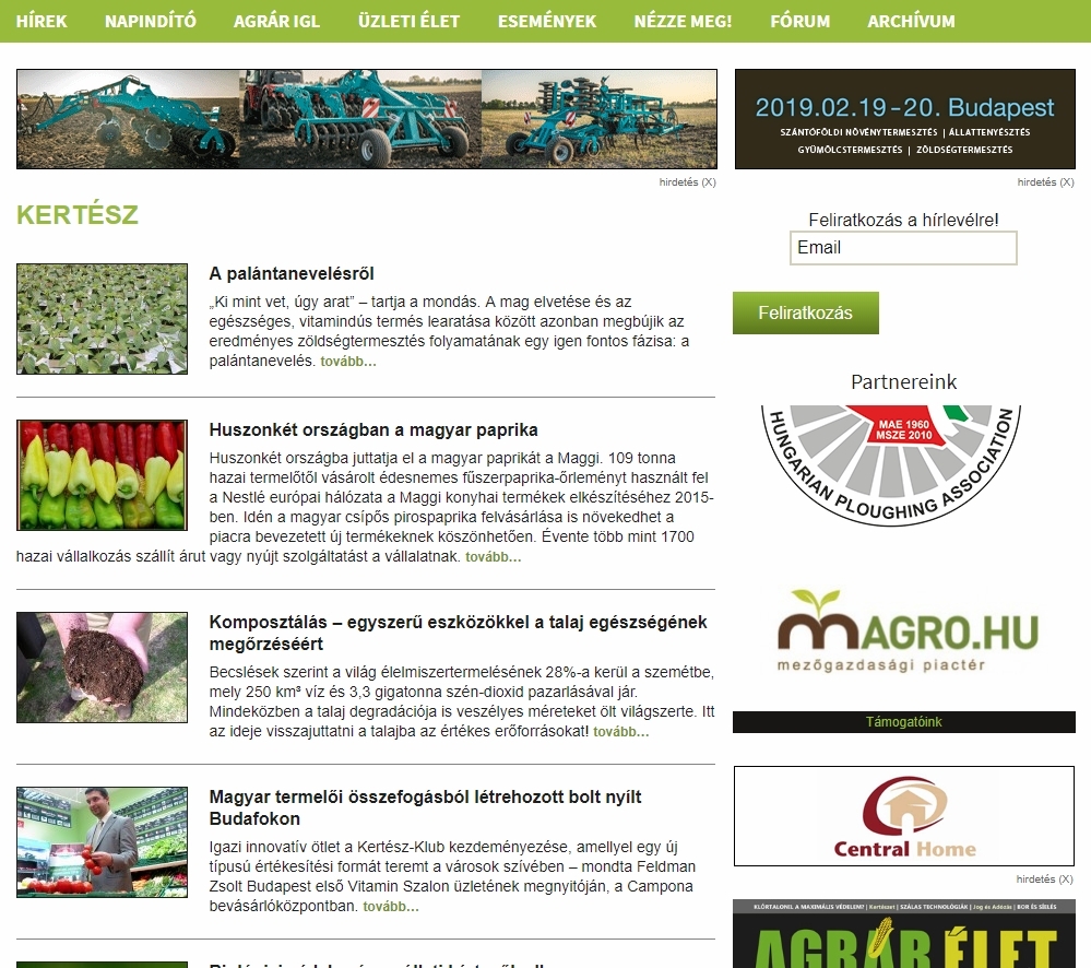 Agr�r �let magazin 2019.04.18.