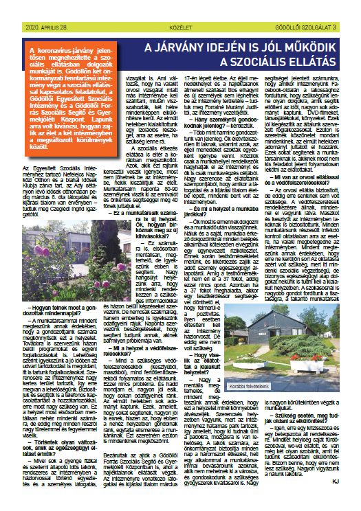 G�d�ll�i Szolg�lat 2020.04.30.